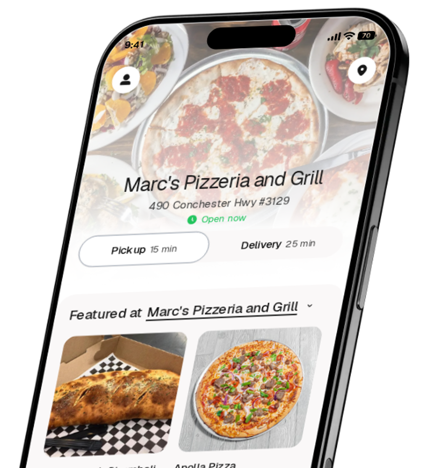 Marc's Pizzeria and Grill app preview